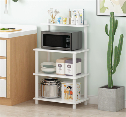 3-poziomowa drewniana półka kuchenna Baker Kitchen Microwave Rack