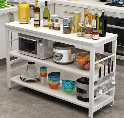 Metal Wood Kitchen Bakers Kuchenka mikrofalowa Organizer na blat 2 Tier