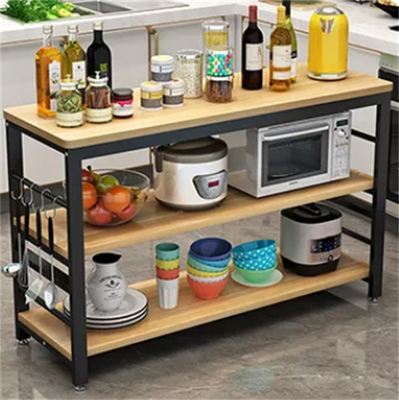 Metal Wood Kitchen Bakers Kuchenka mikrofalowa Organizer na blat 2 Tier