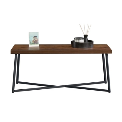 ODM Outdoor Nesting Drewniany i metalowy stolik kawowy Nowoczesny styl z krzyżowymi nogami