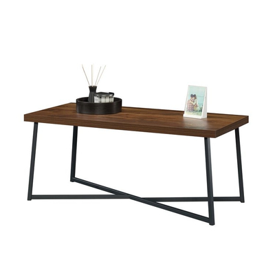 ODM Outdoor Nesting Drewniany i metalowy stolik kawowy Nowoczesny styl z krzyżowymi nogami